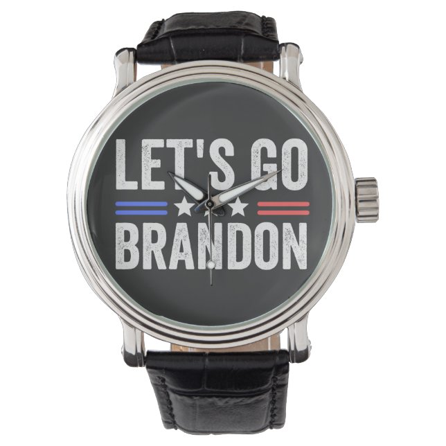LATEN WE BRANDON-kardinaal GAAN Horloge (Voorkant)