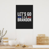 LATEN WE BRANDON-kardinaal GAAN Poster (Keuken)