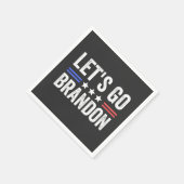 LATEN WE BRANDON-kardinaal GAAN Servet (Hoek)