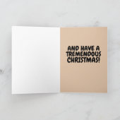 LATEN WE BRANDON KLEINE kerstkaarten GAAN. Feestdagen Kaart (Binnen)