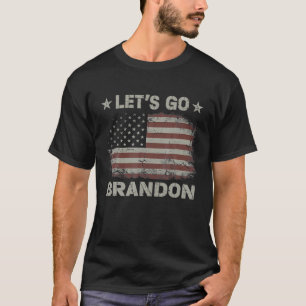 Laten we Brandon laten gaan met Brandon USA Flag T-shirt