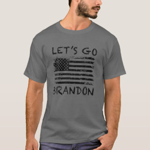 Laten we Brandon laten gaan met Brandon USA Flag T-shirt