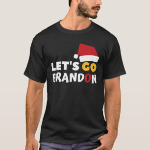 Laten we Brandon lelijke kerstkostuum halen, grapp T-shirt