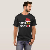 Laten we Brandon lelijke kerstkostuum halen, grapp T-shirt (Voorkant volledig)