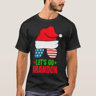 Laten we Brandon met kerstfeest gaan. T-shirt