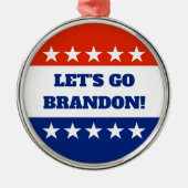 Laten we Brandon Metal Ornament gaan (Voorkant)