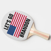 LATEN WE BRANDON Ping Pong Paddle GAAN Tafeltennisbatje (Zijkant)