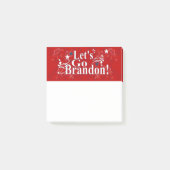 Laten we Brandon Post-it Notes gaan (Voorkant)