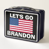 LATEN WE BRANDON RETRO METAL LUNCHBOX GAAN (Voorkant)