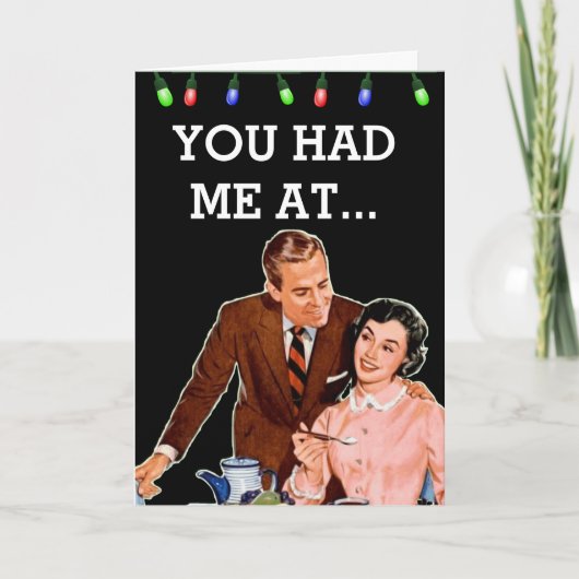LATEN WE BRANDON ROMANTIC CHRISTMAS CARDS GAAN. KAART (Voorkant)