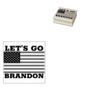 LATEN WE BRANDON RUBBER STAMPS GAAN RUBBERSTEMPEL (Gestempeld)