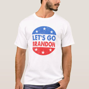 Laten we Brandon S Retro stijl laten gaan Bra T-shirt
