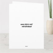 LATEN WE BRANDON SANTA BIDEN BIG CHRISTMAS KAART G (Achterkant)