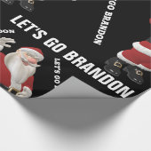 LATEN WE BRANDON SANTA CHRISTMAS Wrapping Paper GA Cadeaupapier (Hoek)