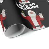 LATEN WE BRANDON SANTA CLAUS BIDEN WRAPPING PAPER  CADEAUPAPIER (Rol Hoek)