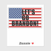 Laten we Brandon Sticker gaan (Vel)