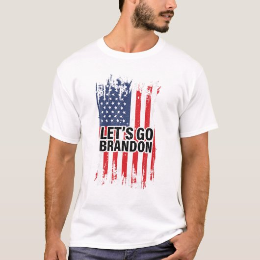 Laten we Brandon T-shirt gaan - Funny Conservative (Voorkant)