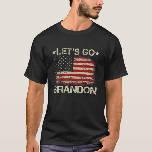 Laten we Brandon tegen Biden gaan T-shirt (Voorkant)