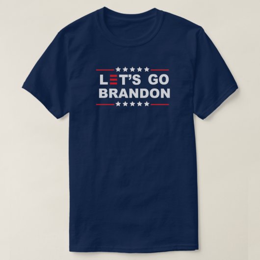 Laten we Brandon tegen Joe Biden Chant gaan T-shirt (Design voorkant)