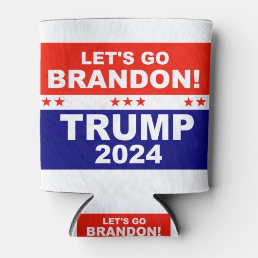 Laten we Brandon TRUMP 2024 gaan Blikjeskoeler (Voorkant)