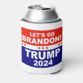 Laten we Brandon TRUMP 2024 gaan Blikjeskoeler (Blikje Achterkant)