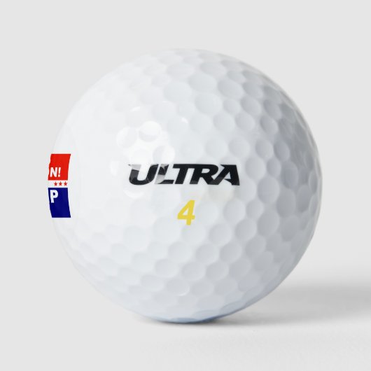 Laten we Brandon TRUMP 2024 gaan Golfballen (Logo)