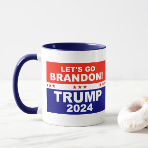 Laten we Brandon TRUMP 2024 gaan Mok