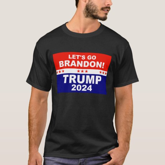 Laten we Brandon TRUMP 2024 gaan T-shirt (Voorkant)