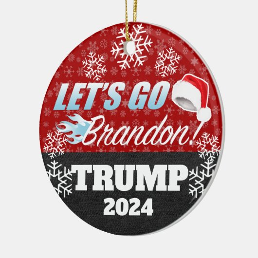 Laten we Brandon Trump 2024 Ornament (Links)
