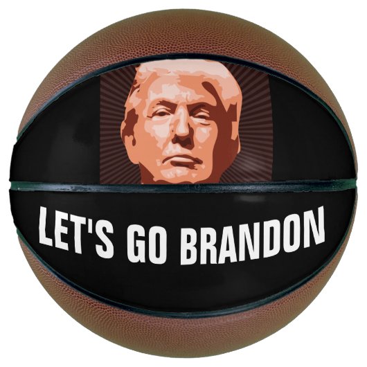 LATEN WE BRANDON TRUMP BASKETBALL GAAN BASKETBAL (Voorkant)