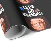 LATEN WE BRANDON TRUMP BIRTHDAY WRAPPING PAPER GAA CADEAUPAPIER (Rol Hoek)