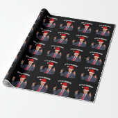 LATEN WE BRANDON TRUMP CHRISTMAS WRAPPING PAPER GA CADEAUPAPIER (Uitgerold)