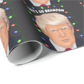 LATEN WE BRANDON TRUMP-kerstWRAPPINGSPAPIER GAAN Cadeaupapier (Rol Hoek)
