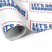 Laten we Brandon Wrapping Paper gaan gebruiken Cadeaupapier (Rol Hoek)