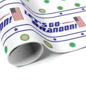 Laten we Brandon Wrapping Paper gaan gebruiken Cadeaupapier (Rol Hoek)