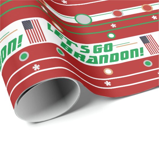 Laten we Brandon Wrapping Paper gaan gebruiken Cadeaupapier (Rol Hoek)