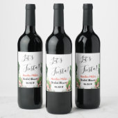 Laten we Bruiloft Feest Wijn Etiket (Flessen)