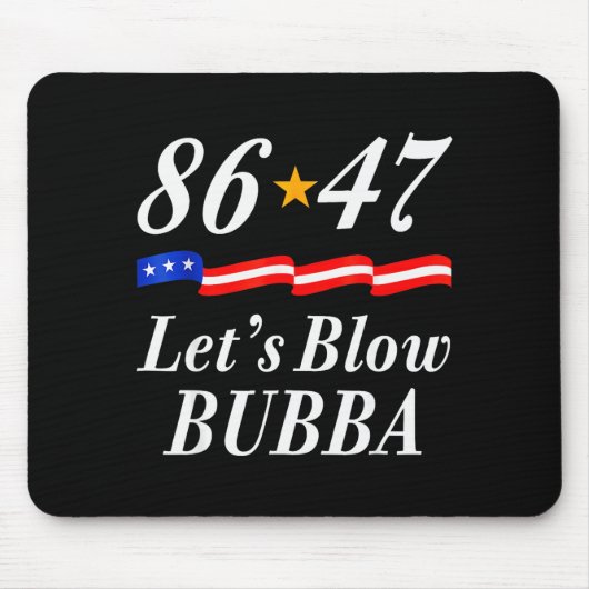 Laten we Bubba grappig ons vlag mannen vrouwen  Muismat (Voorkant)