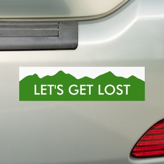 Laten we Bumpersticker verliezen (Op auto)