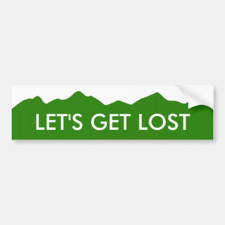 Laten we Bumpersticker verliezen
