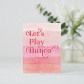 Laten we Bunco Girls vanavond uitspelen Briefkaart (Staand voorkant)