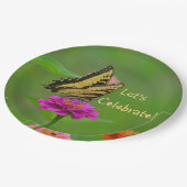 Laten we Butterfly vieren Papieren Bordje (Gekanteld)