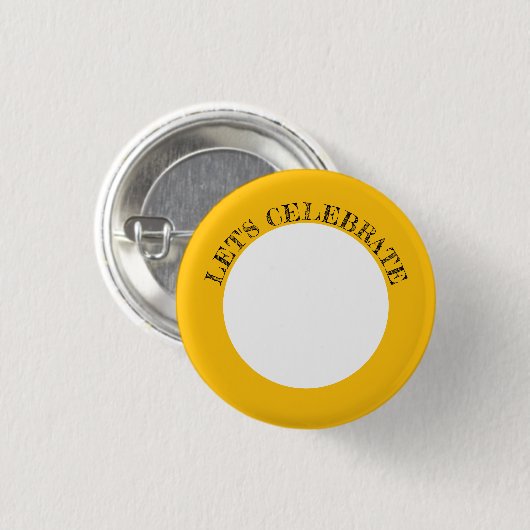  Laten we Button vieren (Voorkant /achterkant)