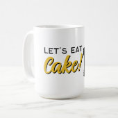 Laten we cake eten koffiemok (Voorkant links)
