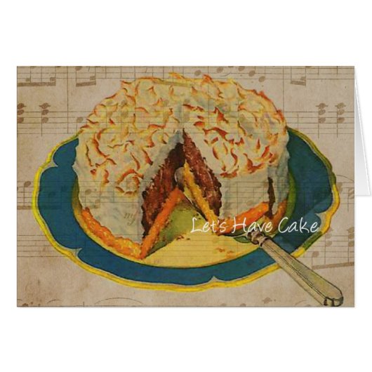 Laten we Cake hebben (Voorkant Horizontaal)