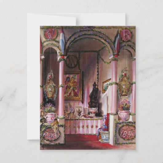 Laten we Cake Marie Antoinette I ~ Invitation eten Kaart (Voorkant)