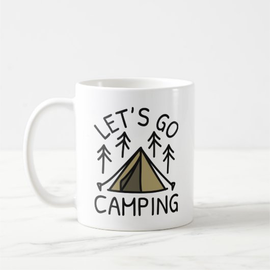 Laten we Camping gaan Koffiemok (Links)