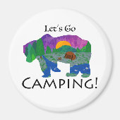 Laten we Camping gaan Magneet (Voorkant)