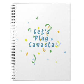Laten we Canasta afspelen Notitieboek