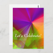 Laten we Celebrate! Briefkaart (Voorkant / Achterkant)